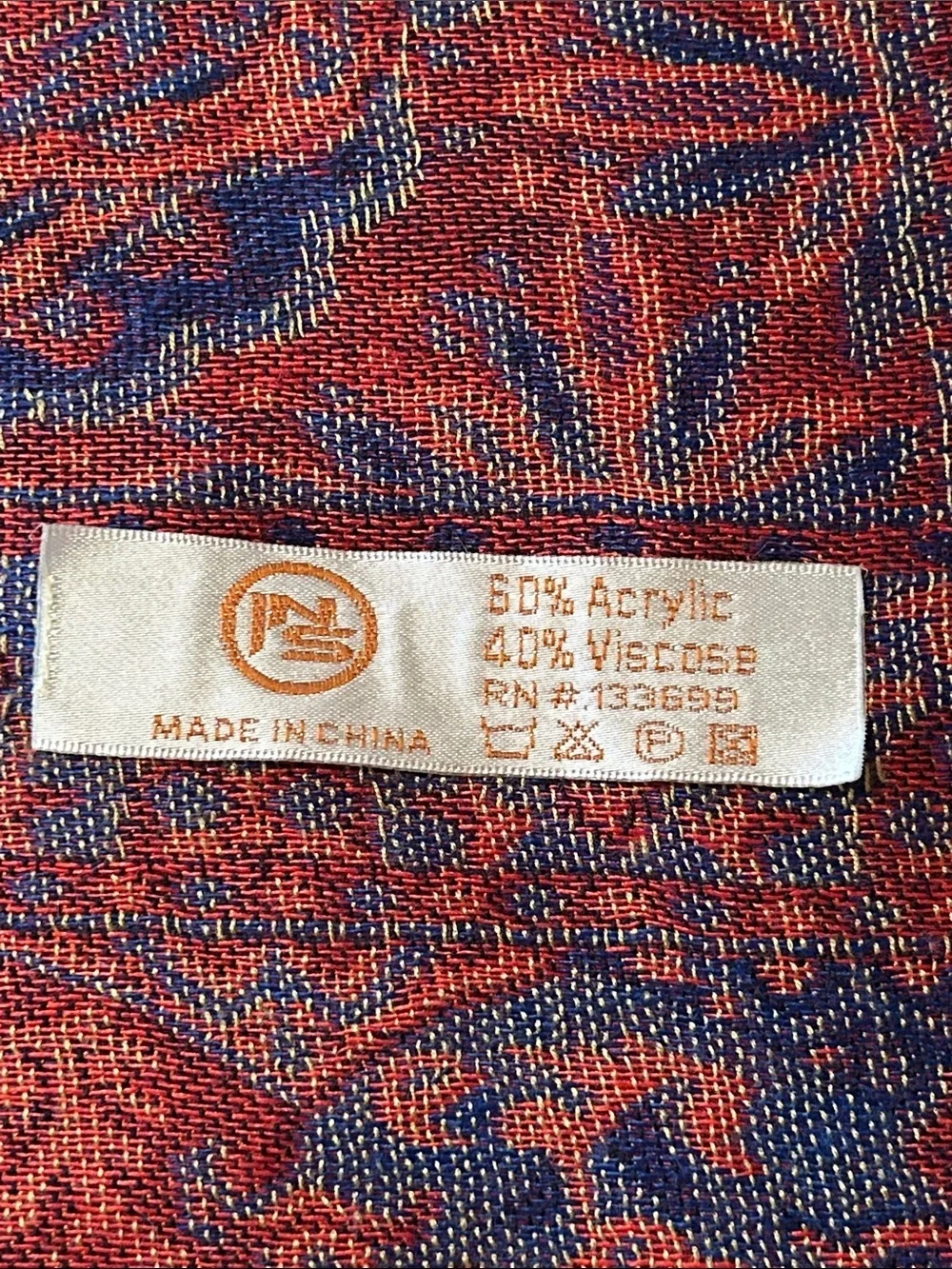 N/A scarf paisley
